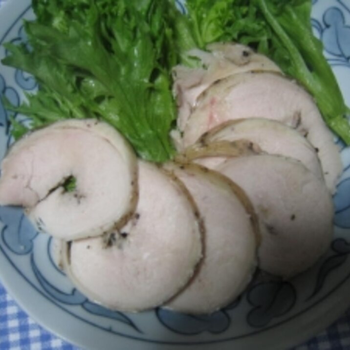 塩麹でムネ肉ハム